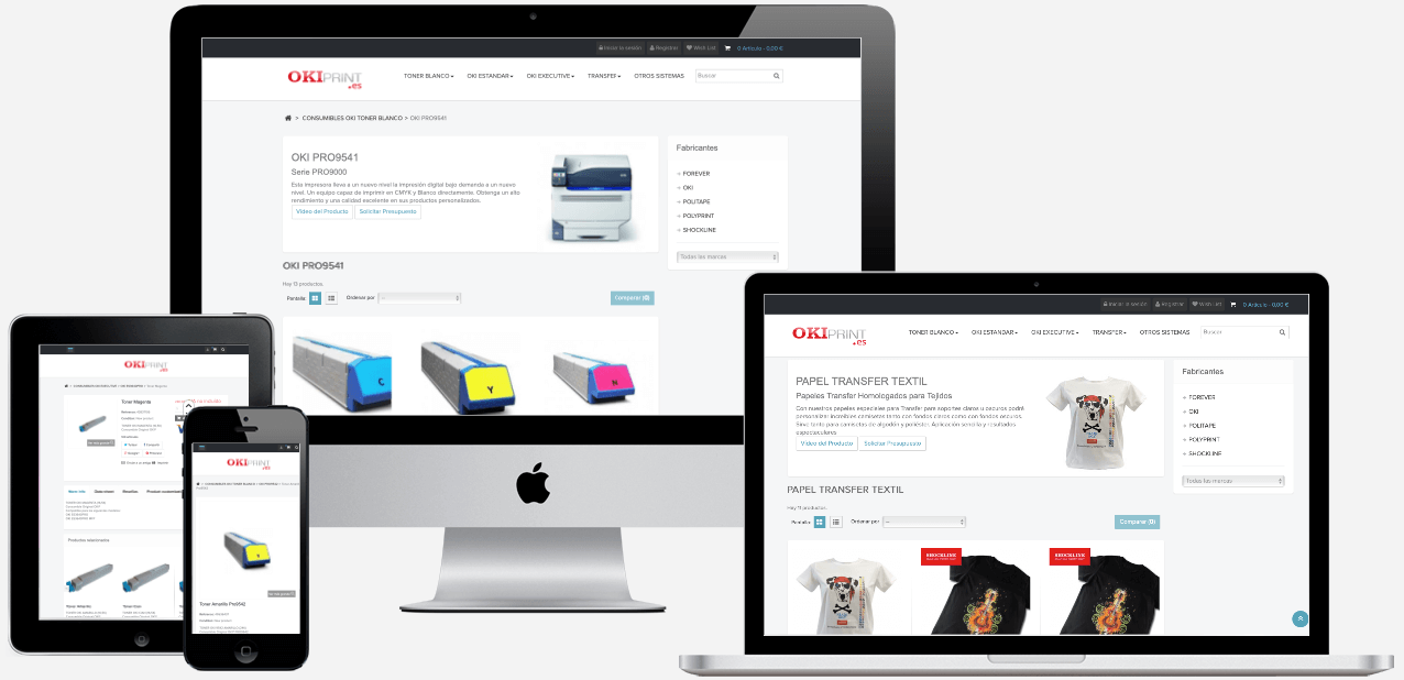 Okiprint Tienda Responsive